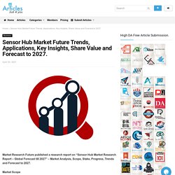 Sensor Hub Market Future Trends, Applications, Key Insights, Share Value and Forecast to 2027.