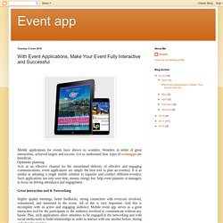 Build Event Application to Make your Event Interactive