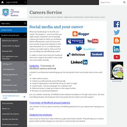 Social Media and Your Career - Applications and Interviews - Students - Careers Service