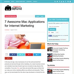 7 Awesome Mac Applications for Internet Marketing