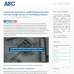 Applications of BIM Modeling Services that can change the face of The Building Industry