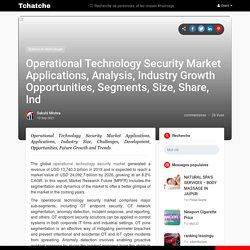 Operational Technology Security Market Applications, Analysis, Industry Growth Opportunities, Segments, Size, Share, Ind