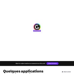 Quelques applications numériques utiles by philippe.cuq on Genially