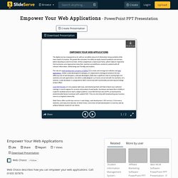 Web Choice - Empower Your Web Applications