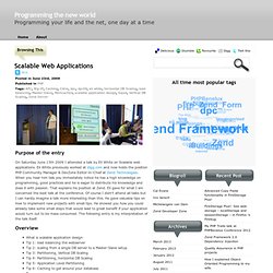 » Scalable Web Applications Programming the new world: Programmi