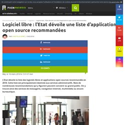 Logiciel libre : l'Etat dévoile une liste d'applications open source recommandées