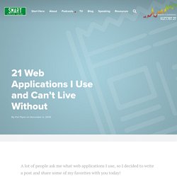 21 Web Applications That I Use and Can’t Live Without