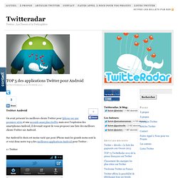 TOP 5 des applications Twitter pour Android