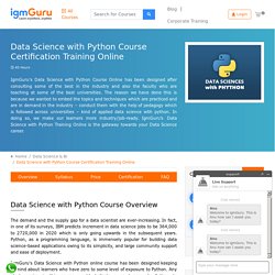 Applied Data Science with Python Certification Training Course Online