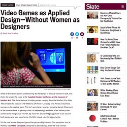 MoMA's applied design video game exhibit reinforces the gender gap in gaming.
