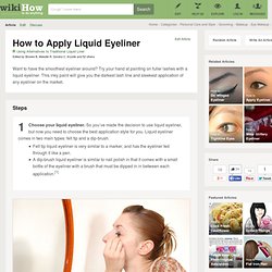 How to Apply Liquid Eyeliner: 8 Steps