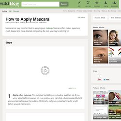 How to Apply Mascara: 6 Steps