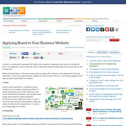 Applying Brand to Your Business Website
