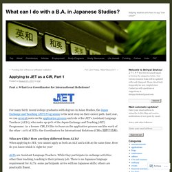 What can I do with a B.A. in Japanese Studies?