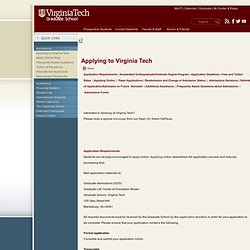 How to Write the Virginia Tech Essays 