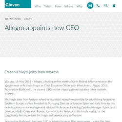 Allegro appointed Francois Nuyts As CEO