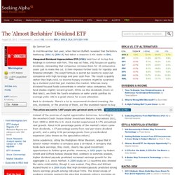 The 'Almost Berkshire' Dividend ETF
