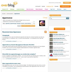 Apprenance sur OverBlog