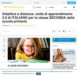 Didattica a distanza: unità di apprendimento 2.0 di ITALIANO per la classe SECONDA della scuola primaria - Tuttoscuola