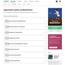 Apprendre à jouer au Badminton
