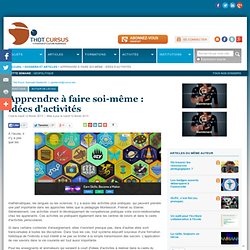 Apprendre à faire soi-même : idées d'activités