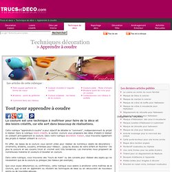 Apprendre a coudre : tous nos conseils pour progresser en couture