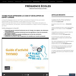 Thymio pour apprendre le code et développer un esprit logique