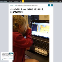 Apprendre à son enfant de 5 ans à programmer