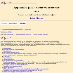 Apprendre Java (2011)