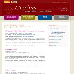 Apprendre l'occitan