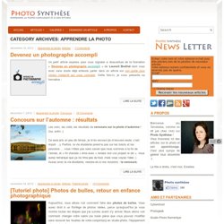 Apprendre La Photo | Photo synthèse