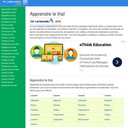 Apprendre le thaï