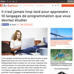 Il n’est jamais trop tard pour apprendre : 10 langages de programmation que vous devriez étudier