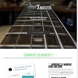 Apprendre les notes de la guitare en quelques minutes par jour avec FretXMaster