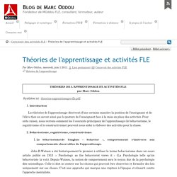 Théories de l'apprentissage et activités FLE - Blog de Marc Oddou