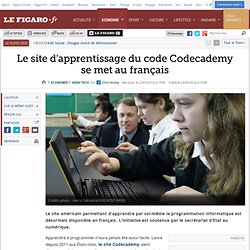 Le site d'apprentissage du code Codecademy se met au français