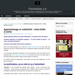 Apprentissage et créativité : votre boîte à outils – Formation 3.0