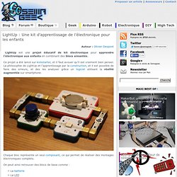 LightUp : Une kit d’apprentissage de l’électronique pour les enfants