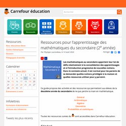 Ressources pour l’apprentissage des mathématiques du secondaire (2e année)