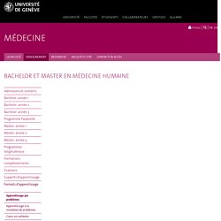 Apprentissage par problèmes - Faculté de médecine