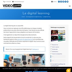 Le Digital Learning, l'apprentissage numérique par Videolearning