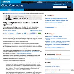 Why the hybrid cloud model is the best approach