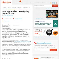 New Approaches To Designing Log-In Forms - Smashing Magazine