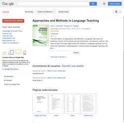 Approaches and Methods in Language Teaching - Jack C. Richards, Theodore S. Rodgers