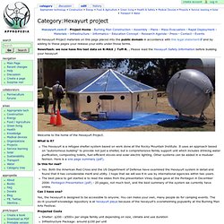 Category:Hexayurt project