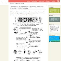 "Appropriart!" A Graphic about Copyright by Susie Cagle, co-produced by MDF and GIA