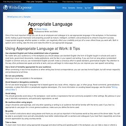 language use appropriate internet pearltrees workplace