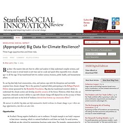 (Appropriate) Big Data for Climate Resilience?