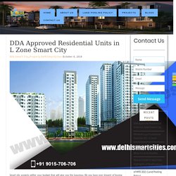 DDA Approved Residential Units in L Zone Smart City