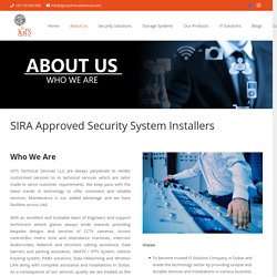 SIRA Approved Security System Installers